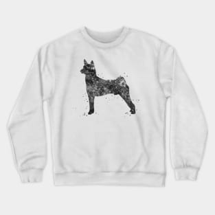 Basenji dog black and white Crewneck Sweatshirt